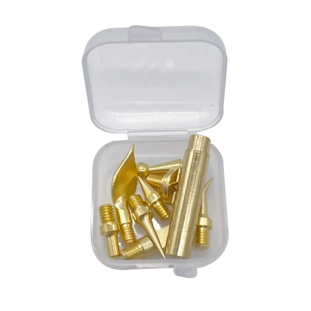 9-in-1 Soldering & Pyrography Pen Kit – Heat Set Inserts, Wood Burning & Engraving Tips