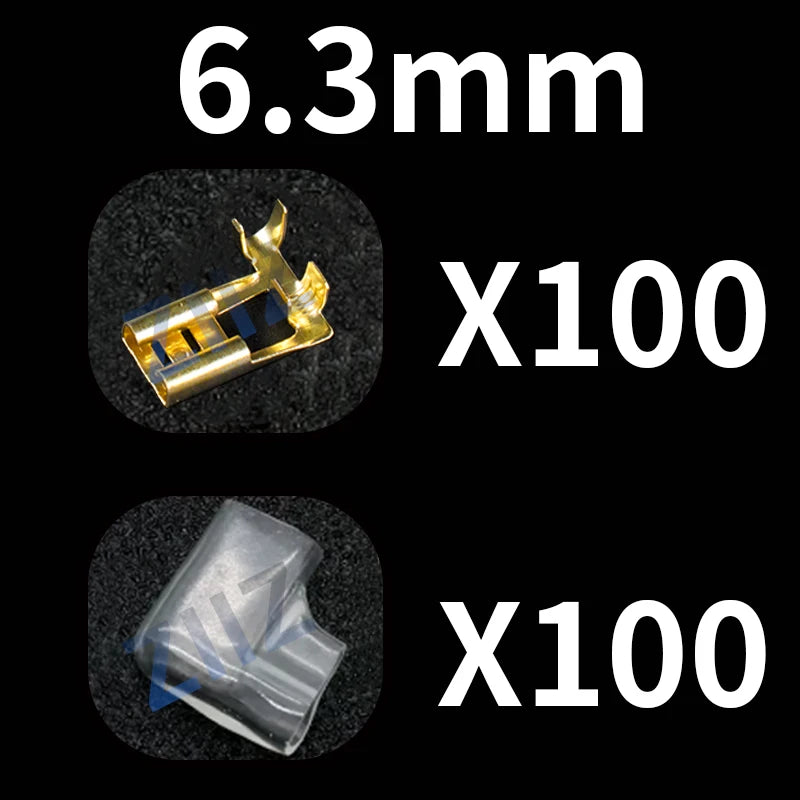 Flag & Right Angle Crimp Terminal Connector Set