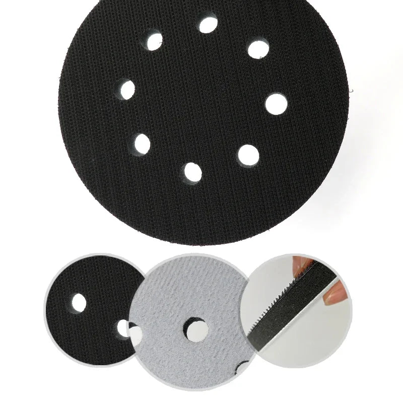 5-Inch Soft Sponge Interface Pad – Backing Pad for Sanding Discs on Uneven Surfaces