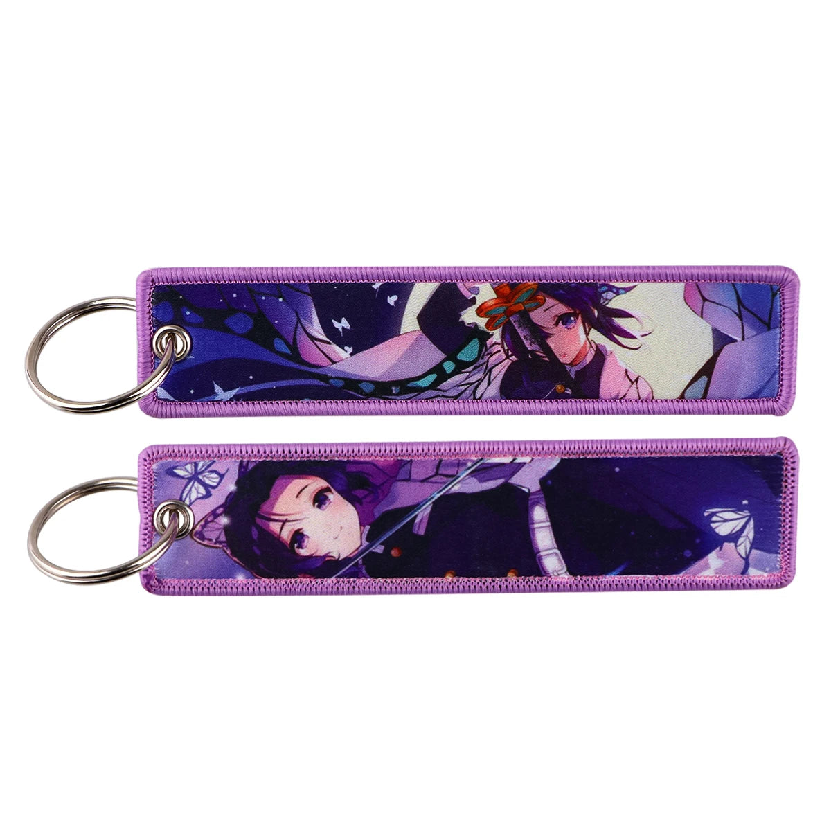 Embroided Keychain - Anime 100 versions, Gensin Impact, Tartaglia, Zhongli, Mavuika, Heavenly Principles and more!