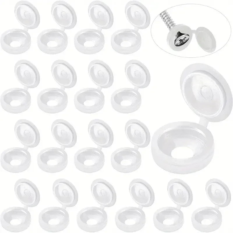 Screw & Bolt Cover, Folding Cap 20-500pcs