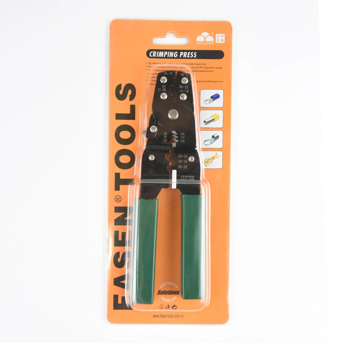 Copper Crimp Connector, Electrical Terminal Butt, Assortment Kit 7 Size, 250Pcs