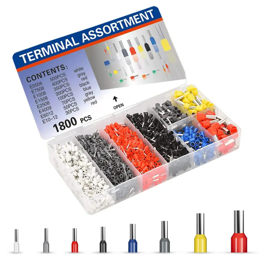 Insulated Wire Ferrule Connector Assortment Kit
