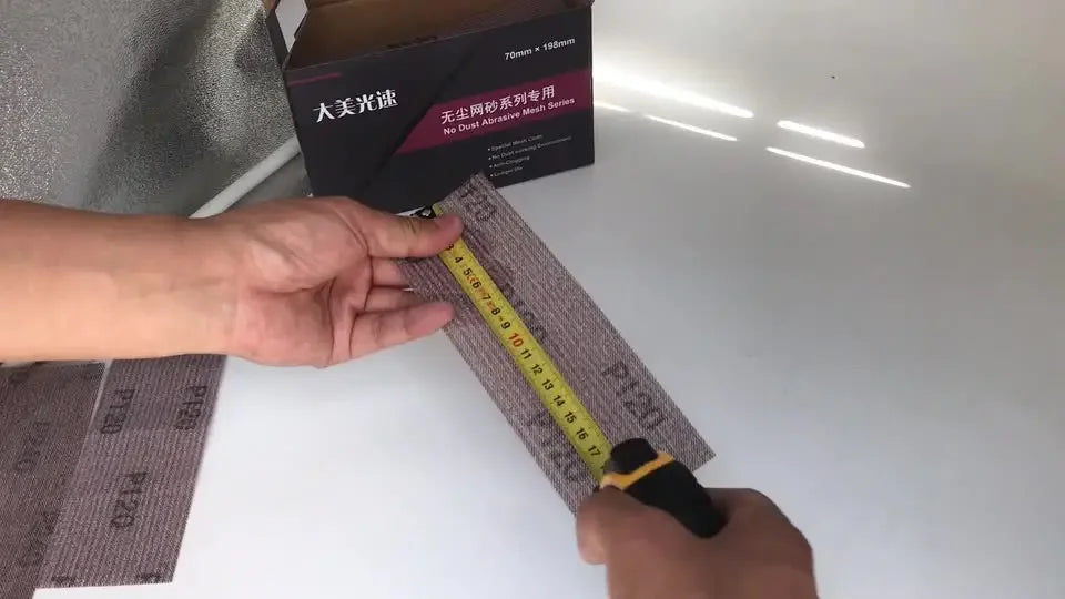 Mesh Sandpaper (Unbranded MIRKA) Rectangle Square 70/198mm, 80-400Grit 5-50Pcs