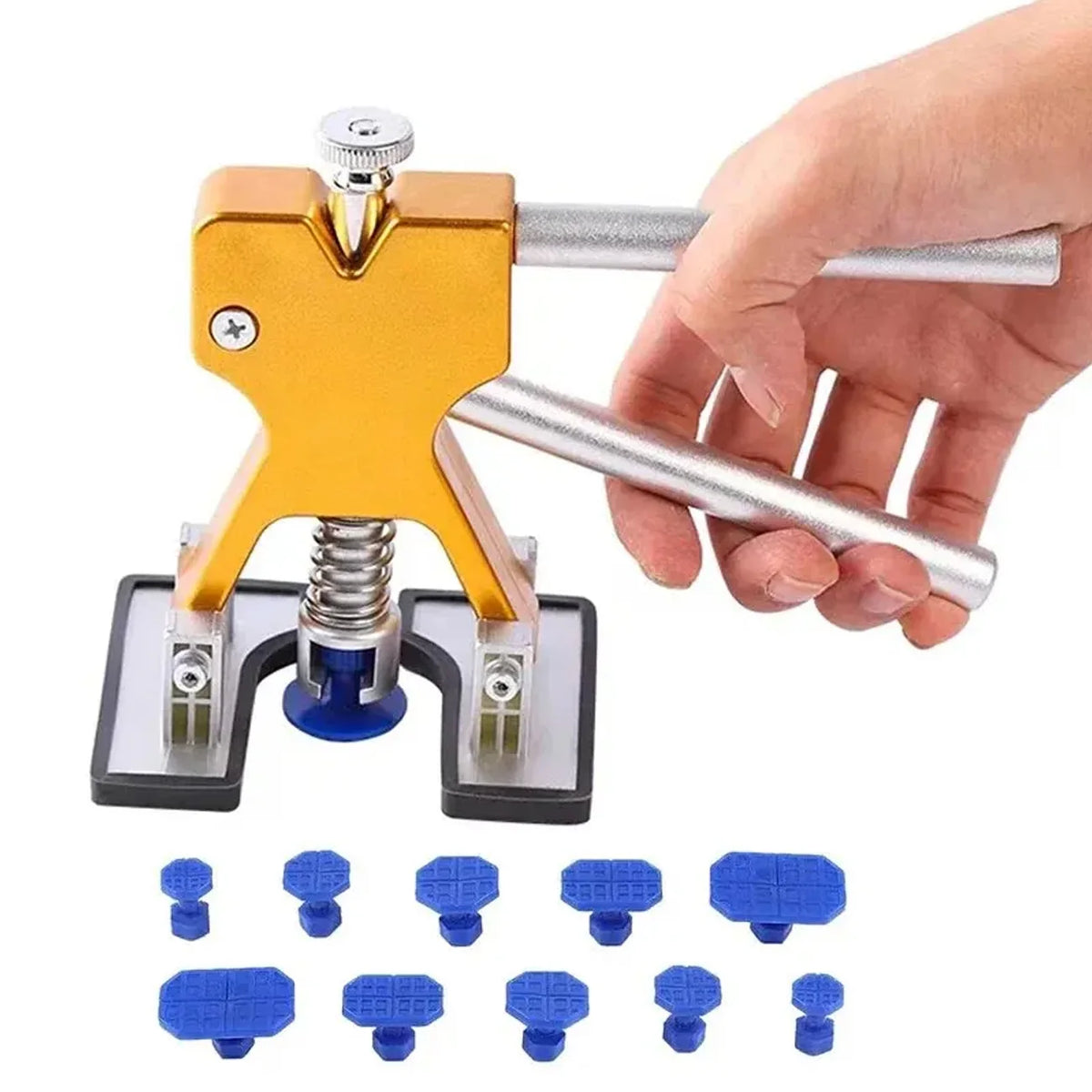 Paintless Dent Repair Kit – Suction Cup Dent Puller with Glue Tabs for Auto Body