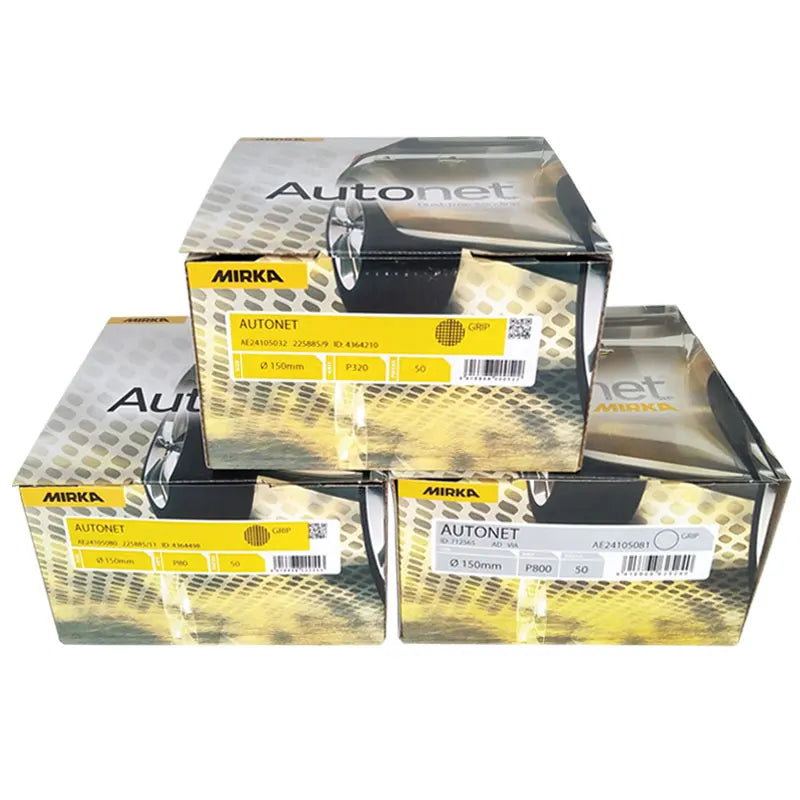 Mesh Disc Sandpaper, Official MIRKA 150mm/6 Inch, 80-800Grit 50Pcs