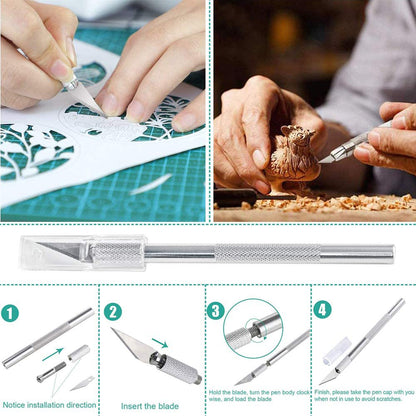 Vinyl Weeding & Wrap Tool Set – Picks, Tweezers, Knife & Scissors