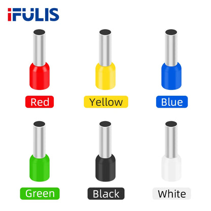 Insulated Wire Ferrule Terminal Assortment (Multi-Gauge)