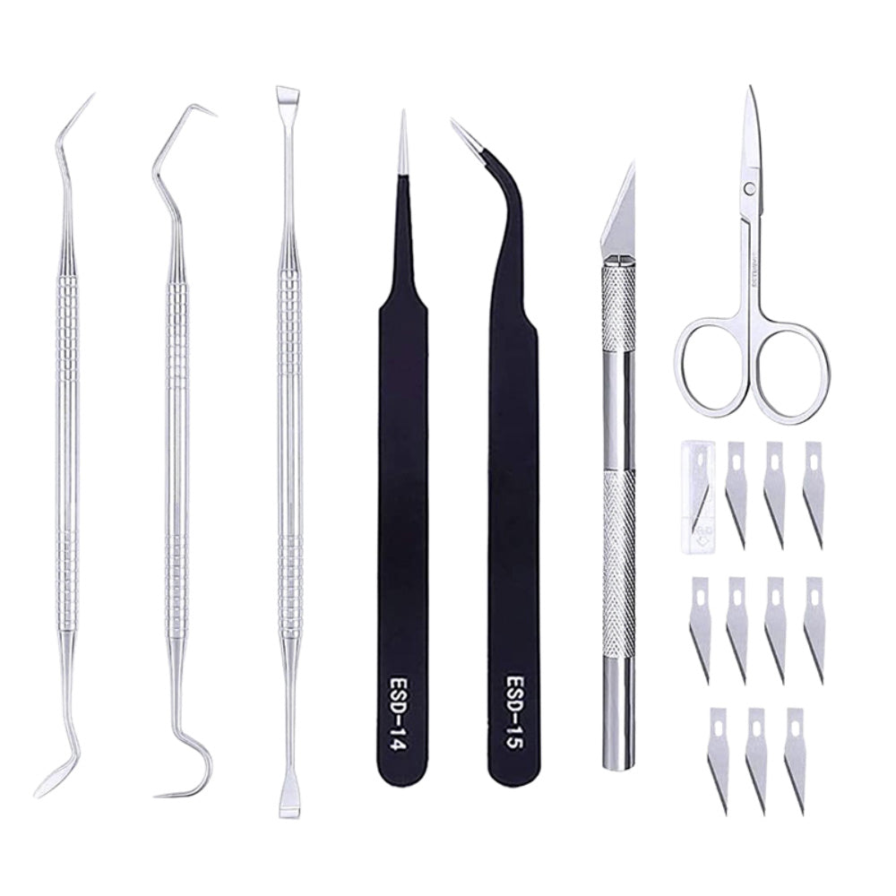 Vinyl Weeding & Wrap Tool Set – Picks, Tweezers, Knife & Scissors