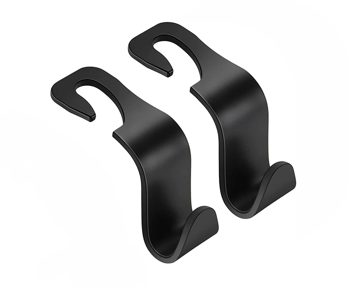 Car Seat Back Hook Set – Universal Headrest Organizer Hanger for Bags & Groceries