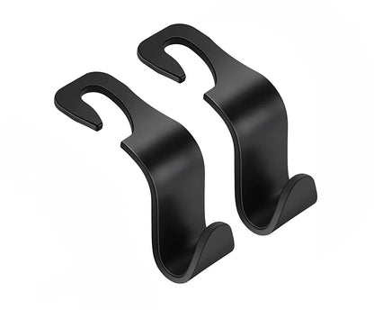 Car Seat Back Hook Set – Universal Headrest Organizer Hanger for Bags & Groceries