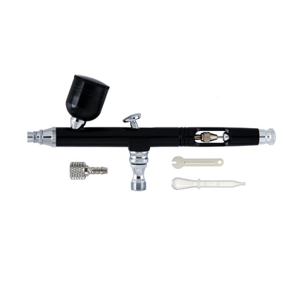 Dual-Action Airbrush Gun 0.3mm – Gravity Feed Spray Gun for Custom Paint & Detail Work