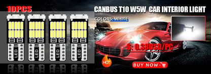 RXZ T10 W5W Canbus LED Bulb – SMD Instrument & Dome Light, No Error (12V, 6000K)