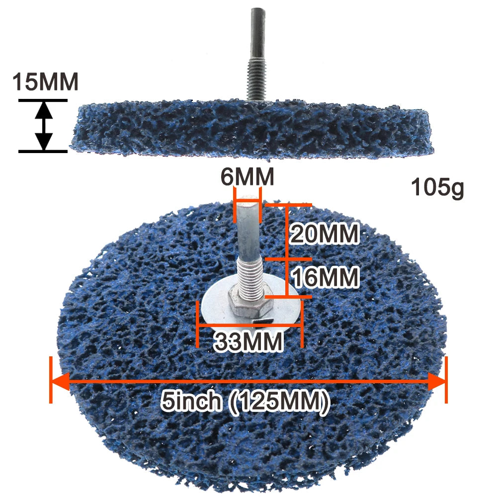 Coral Grinding Disc for Angle Grinders 1pc for Wood and Metal Fiberglass Work