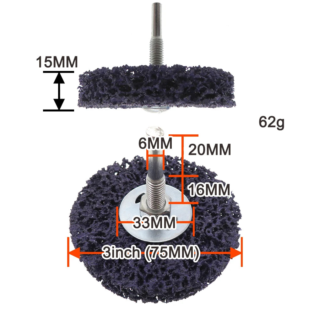 Coral Grinding Disc for Angle Grinders 1pc for Wood and Metal Fiberglass Work