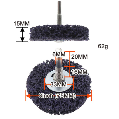 Coral Grinding Disc for Angle Grinders 1pc for Wood and Metal Fiberglass Work
