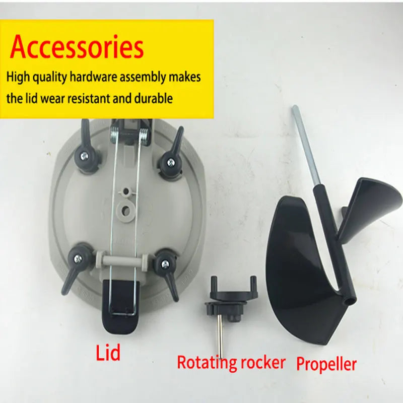 Paint Slurry Mixing Cover & Agitator Tool – Sealing Lid for 1L/4L Paint Cans