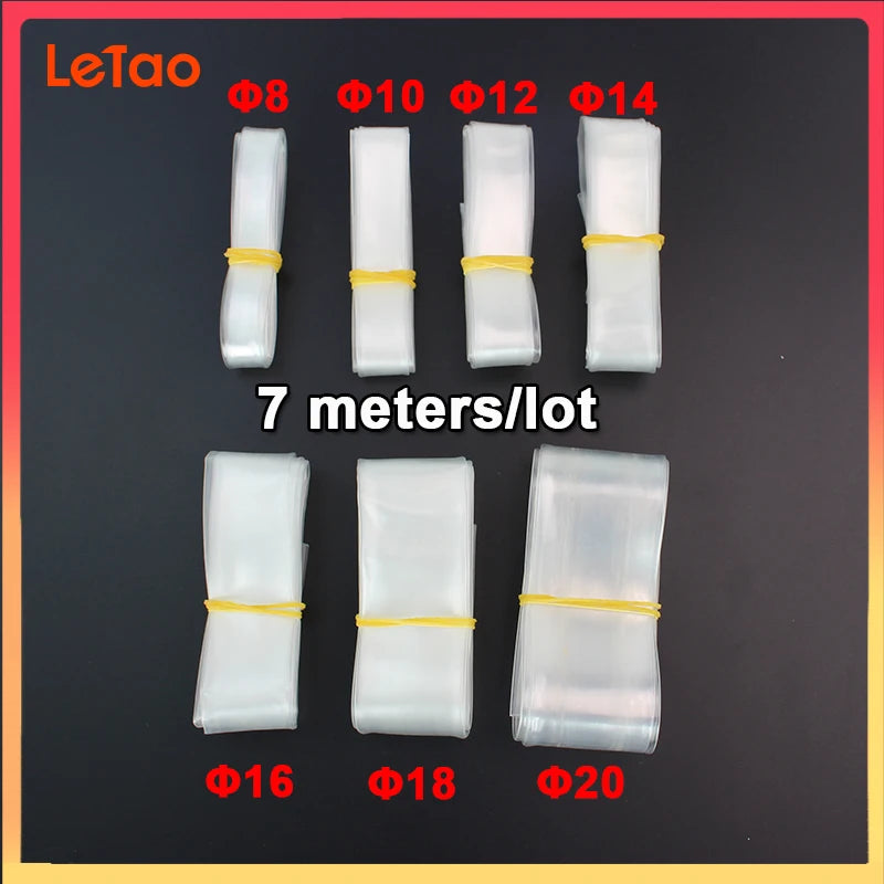 Clear Heat Shrink Tubing Kit (7m)