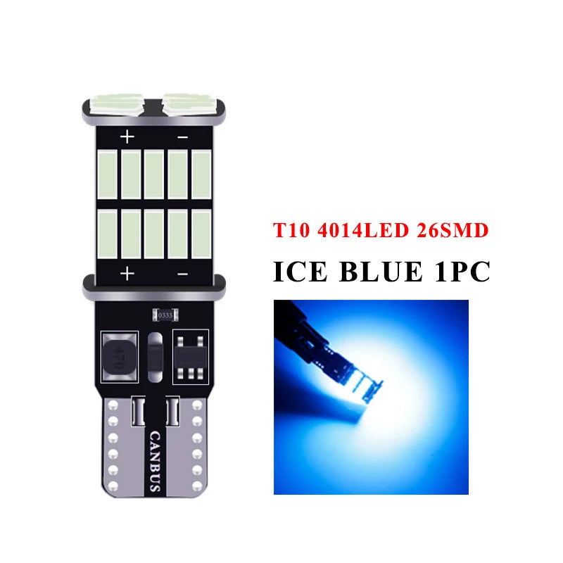 RXZ T10 W5W Canbus LED Bulb – SMD Instrument & Dome Light, No Error (12V, 6000K)
