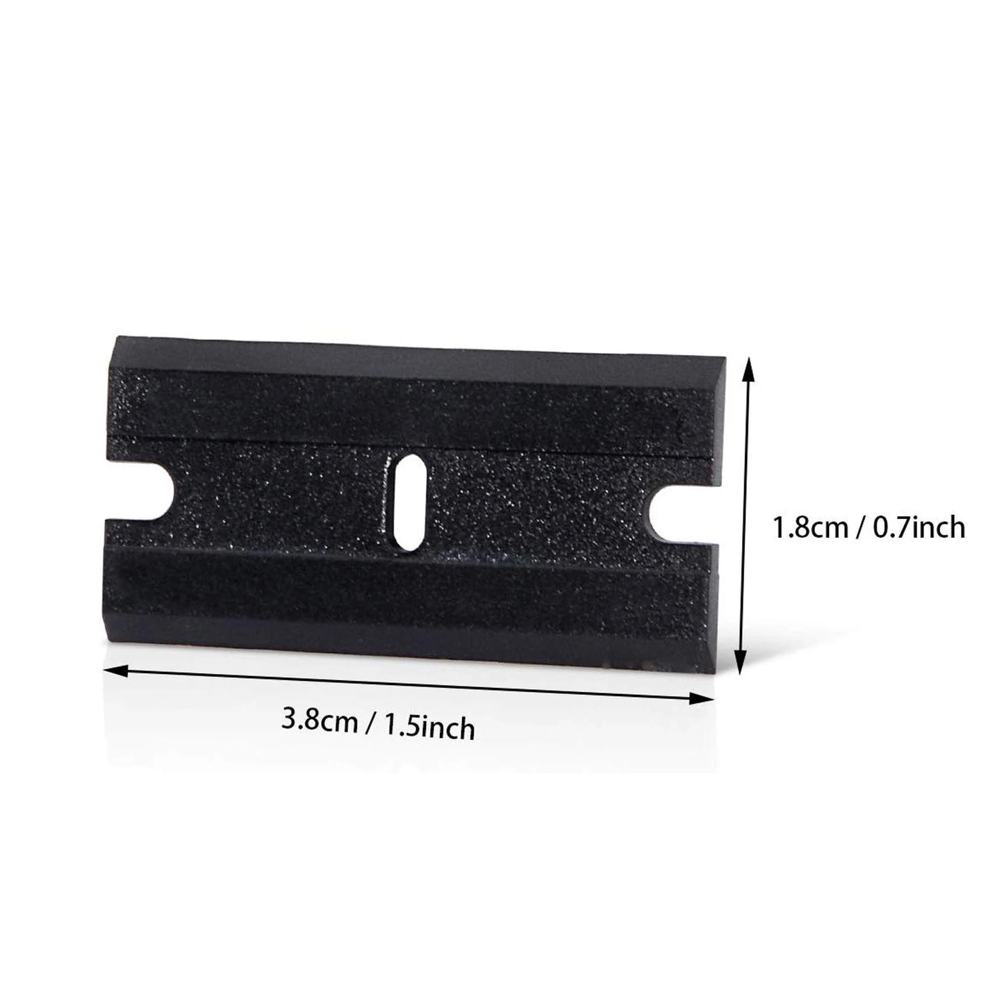 Plastic Razor Blade Double Edged 100pcs - Window Glass Scraper, Wrapping Squeegee,Tools