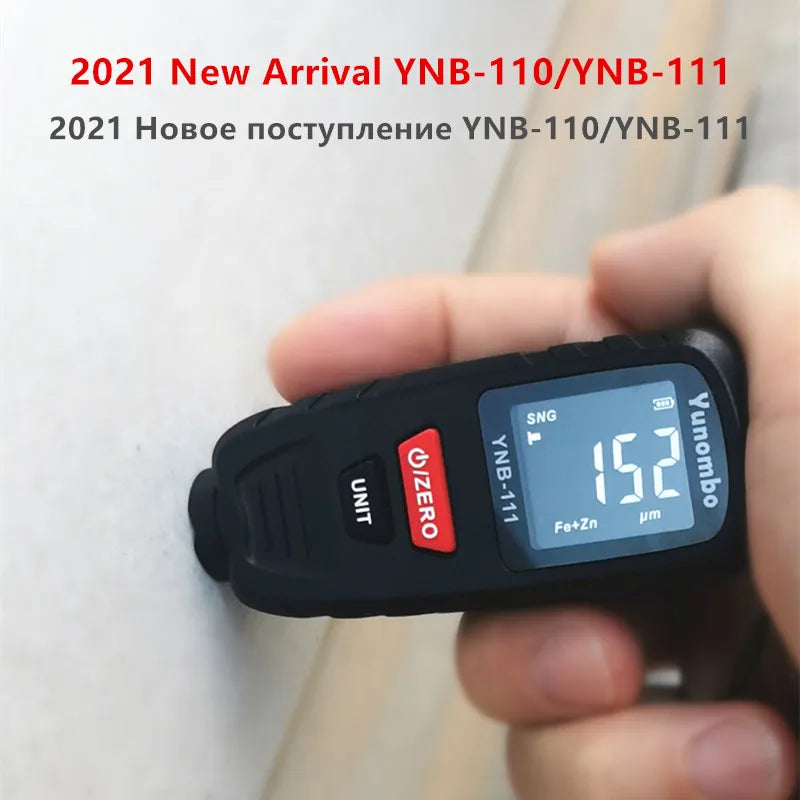 Digital Paint Thickness Gauge – Backlit LCD Coating Thickness Meter for Car Bodywork