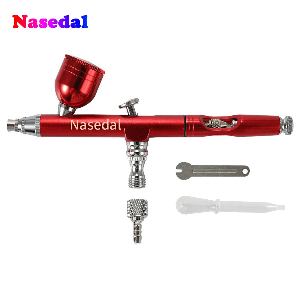 Dual-Action Airbrush Gun 0.3mm – Gravity Feed Spray Gun for Custom Paint & Detail Work