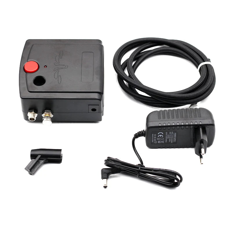 Dual-Action Airbrush & Compressor Kit – Spray Gun Set for Custom Automotive Paint & Model Work