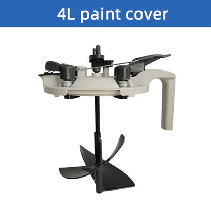 Paint Slurry Mixing Cover & Agitator Tool – Sealing Lid for 1L/4L Paint Cans