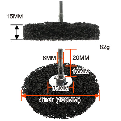 Coral Grinding Disc for Angle Grinders 1pc for Wood and Metal Fiberglass Work
