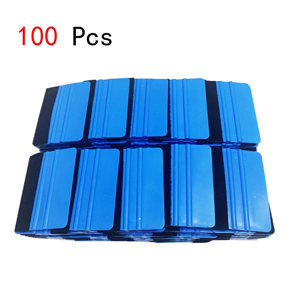 Plastic Squeegee's Felt Edge, Wrapcutter or Scraper Vinyl For Car Wrapping 50/100/200 pieces