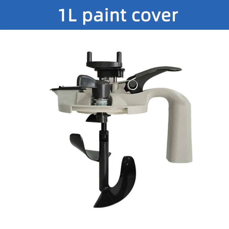 Paint Slurry Mixing Cover & Agitator Tool – Sealing Lid for 1L/4L Paint Cans
