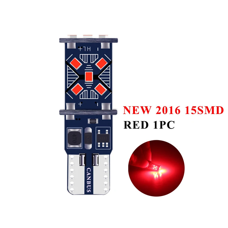 RXZ T10 W5W Canbus LED Bulb – SMD Instrument & Dome Light, No Error (12V, 6000K)