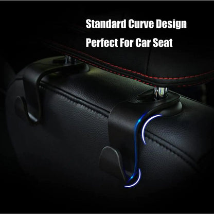 Car Seat Back Hook Set – Universal Headrest Organizer Hanger for Bags & Groceries