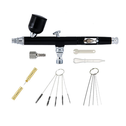 Dual-Action Airbrush Gun 0.3mm – Gravity Feed Spray Gun for Custom Paint & Detail Work
