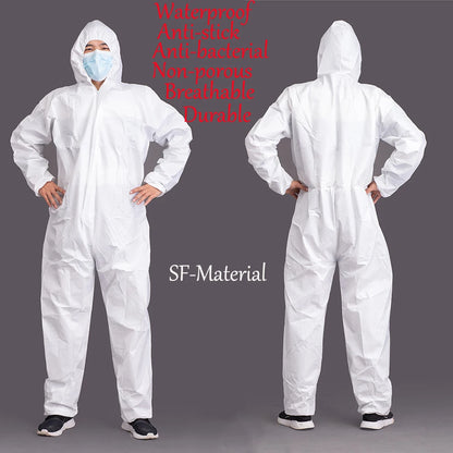 Disposable Dustproof Coverall Suit – Water & Oil Resistant Paint Spray Protection
