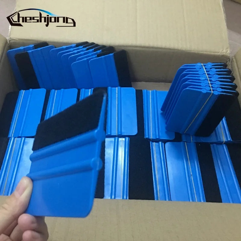 Plastic Squeegee's Felt Edge, Wrapcutter or Scraper Vinyl For Car Wrapping 50/100/200 pieces