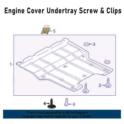Torx Screw Retainer Clip For VAG VW Audi, Engine Cover, Undertray, Splash Guards, Wheel Arch
