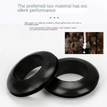 Rubber Washer Seals, Electrical Grommet Electrical, Black O Ring, 8/10/12/14mm, 20/40/60pcs Assortment Kit