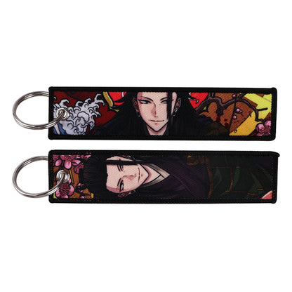 Embroided Keychain - Anime 100 versions, Gensin Impact, Tartaglia, Zhongli, Mavuika, Heavenly Principles and more!