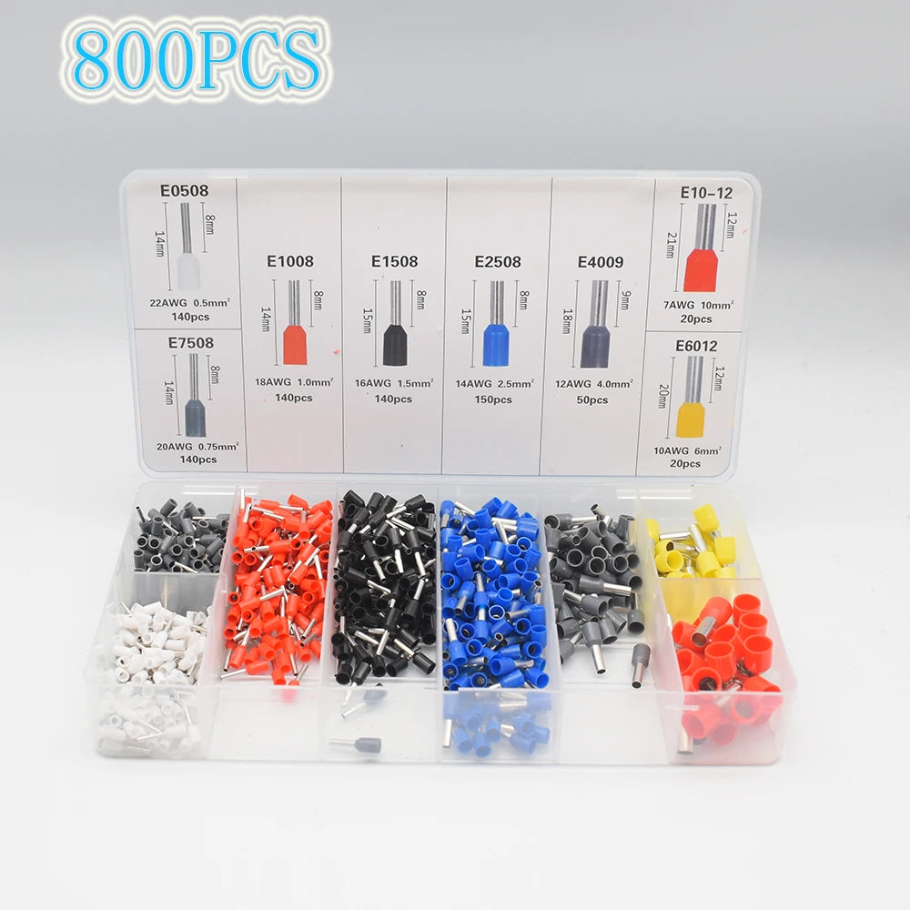 Insulated Wire Ferrule Connector Assortment Kit