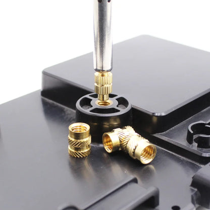 Screw Thread Hot Insert M2/2.5/3/4/5/6/8 Brass Knurled Nut Implant Machine