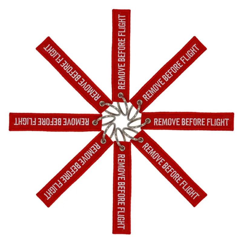Embroided Keychain - Remove Before Flight