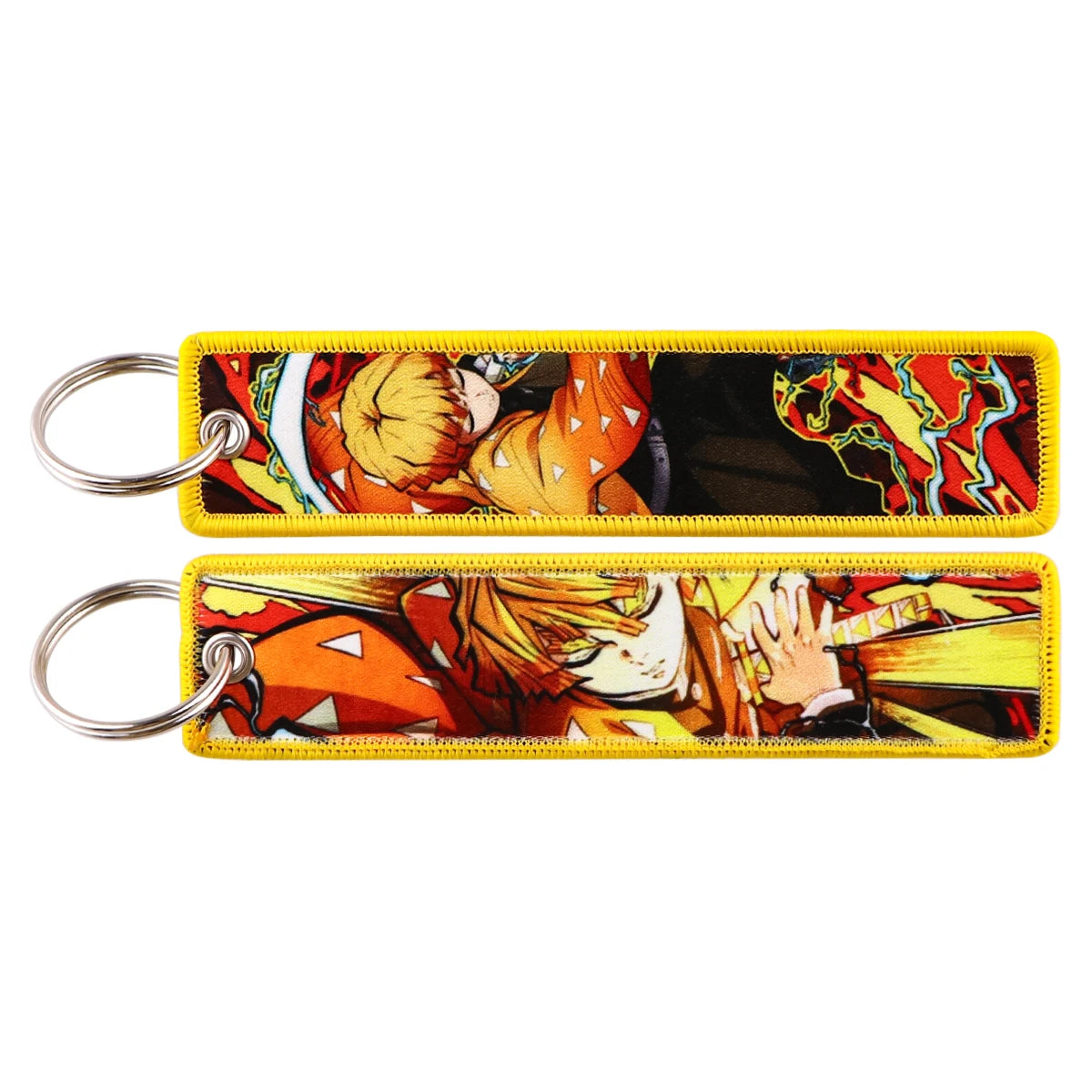 Embroided Keychain - Anime 100 versions, Gensin Impact, Tartaglia, Zhongli, Mavuika, Heavenly Principles and more!