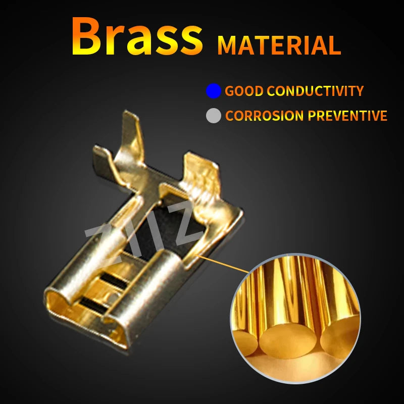 Flag & Right Angle Crimp Terminal Connector Set