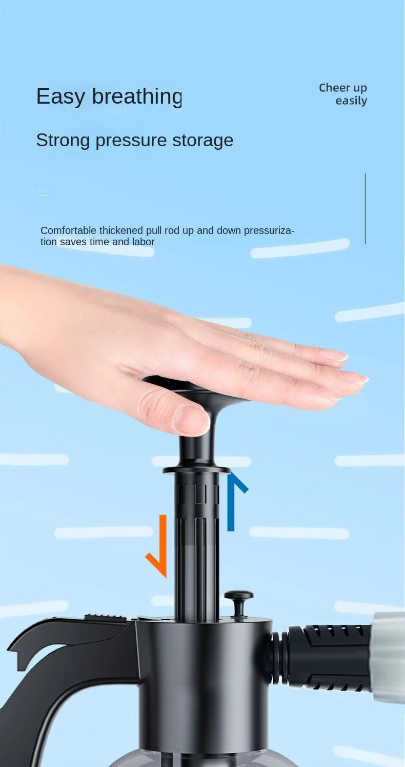 2L Snow Foam Cannon – Hand Pump Foam Sprayer for Car Wash