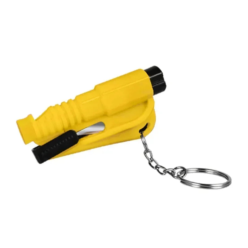 3-in-1 Car Safety Hammer & Seatbelt Cutter – Window Breaker Escape Tool with Whistle
