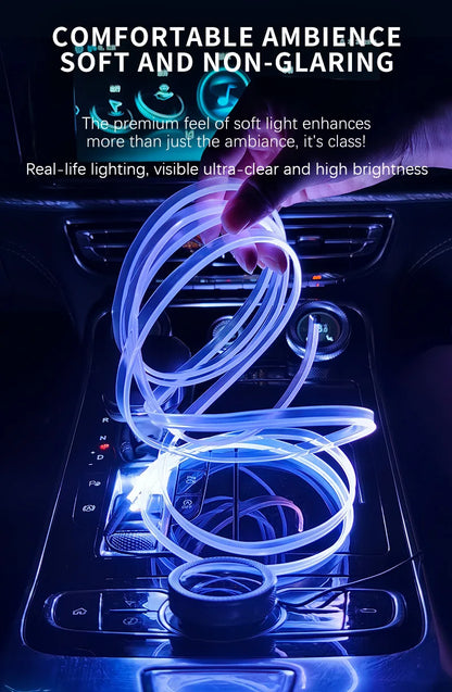 Car Ambient Interior lighting - 1M/3M/5M/10M Flexible Neon Waterproof Multicolor Led Strip