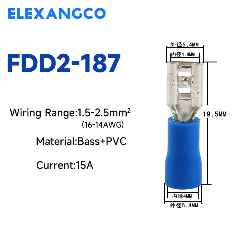 Insulated Spade Wire Connector Assortment