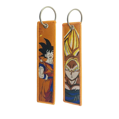 Embroidered Keychain - Manga, Anime Cartoon Dragon Ball Z
