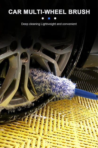 SEAMETAL Wheel & Rim Cleaning Brush – Detailing Brush for Wheels & Spokes